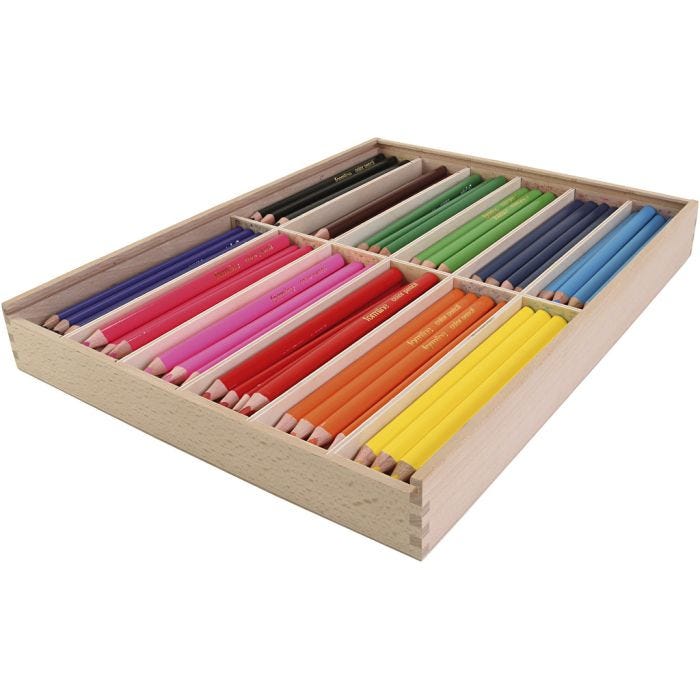 Matite Colorate Colourtime, mina 5 mm, colori asst., 144 pz, 12x12 pz/ 1 conf.