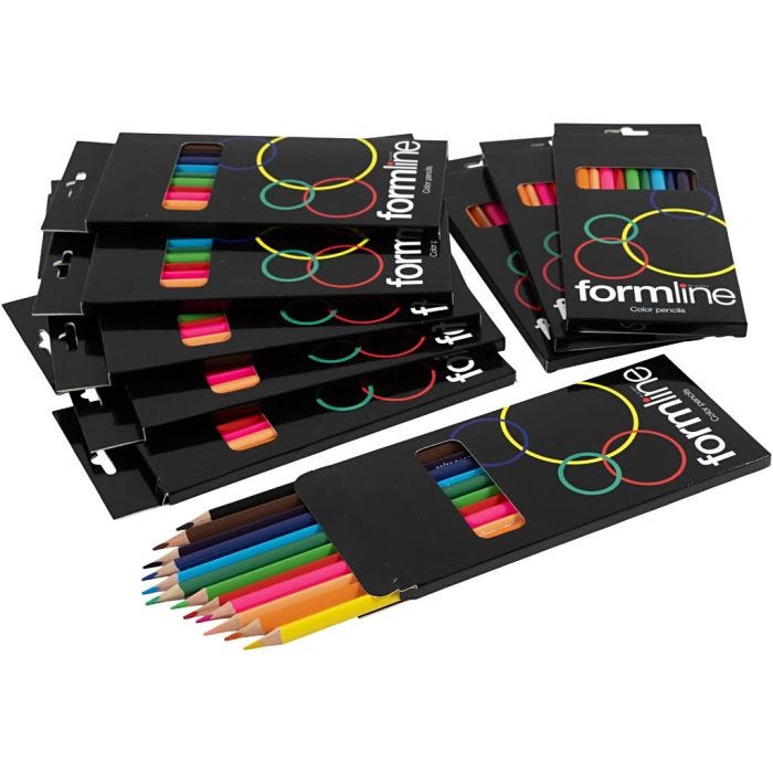 matite colorate Formline, mina 2,5-3, 12x12 pz/ 1 conf.