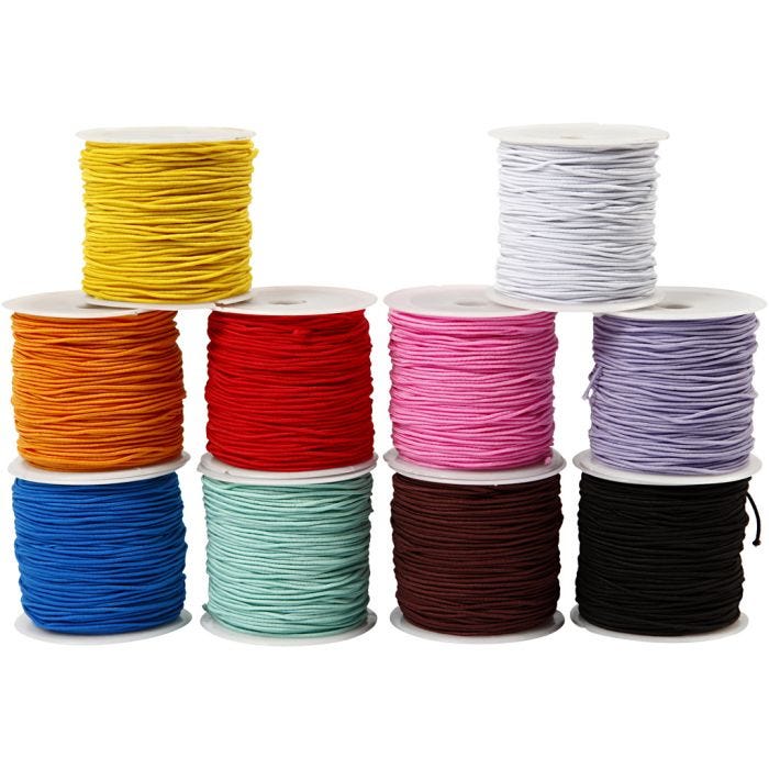 Cordone elastico, spess. 1 mm, 10x25 m/ 1 conf.