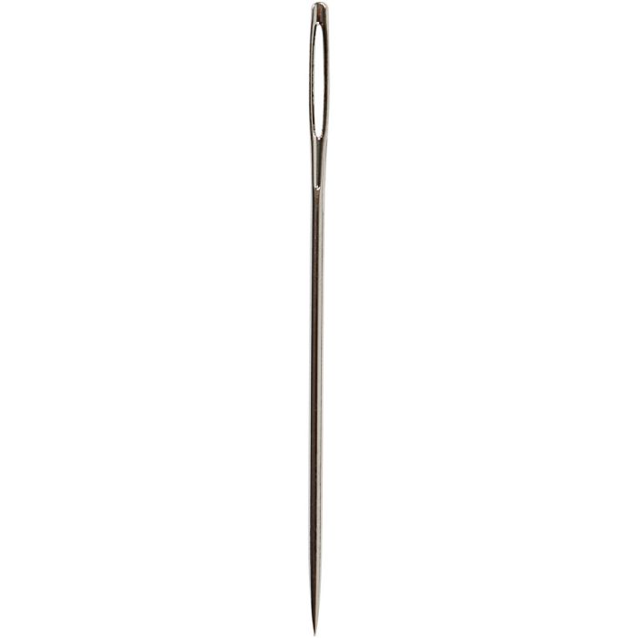 Aghi per il punto croce, dim. 20, L: 43 mm, con punta tagliente, 25 pz/ 1 conf.