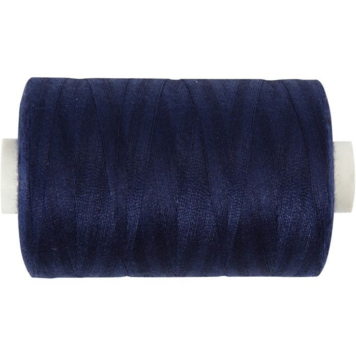 Filo da Cucito, blu navy, 1000 m/ 1 rot.