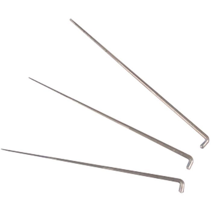 Aghi da feltro, L: 7,5 cm, spesso,fine,medio, 3 pz/ 1 conf.