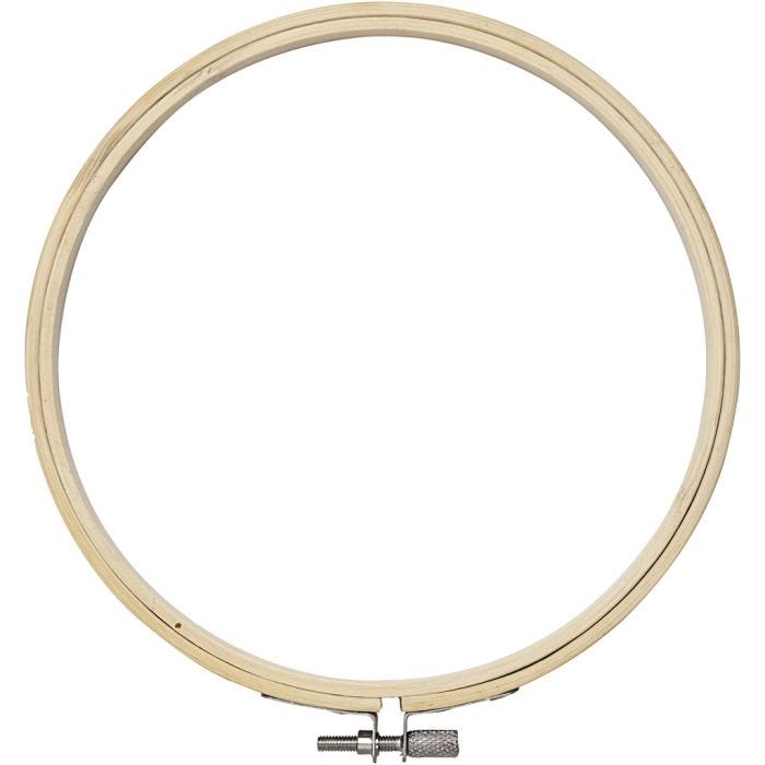 Telaio da ricamo, diam 15 cm, 1 pz