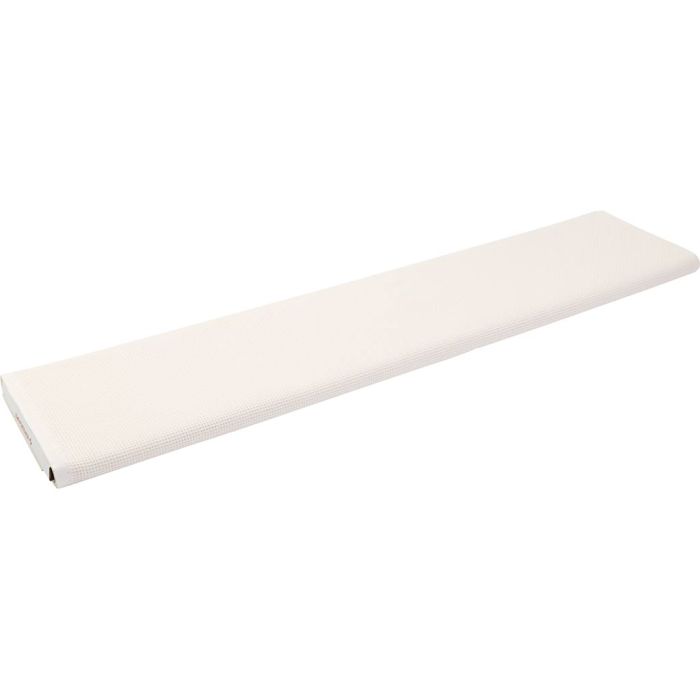 Tela Aida, L: 60 cm, 24 quadrati per 10 cm , bianco, 3 m/ 1 conf.