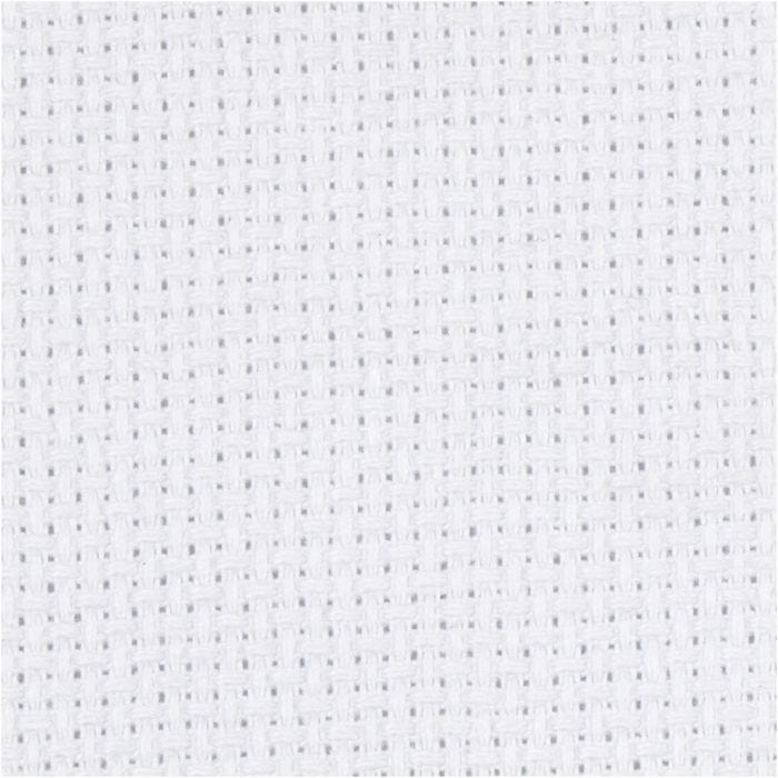 Stoffa Aida, 50x50 cm, 70 quadrati per 10 cm , bianco, 1 pz
