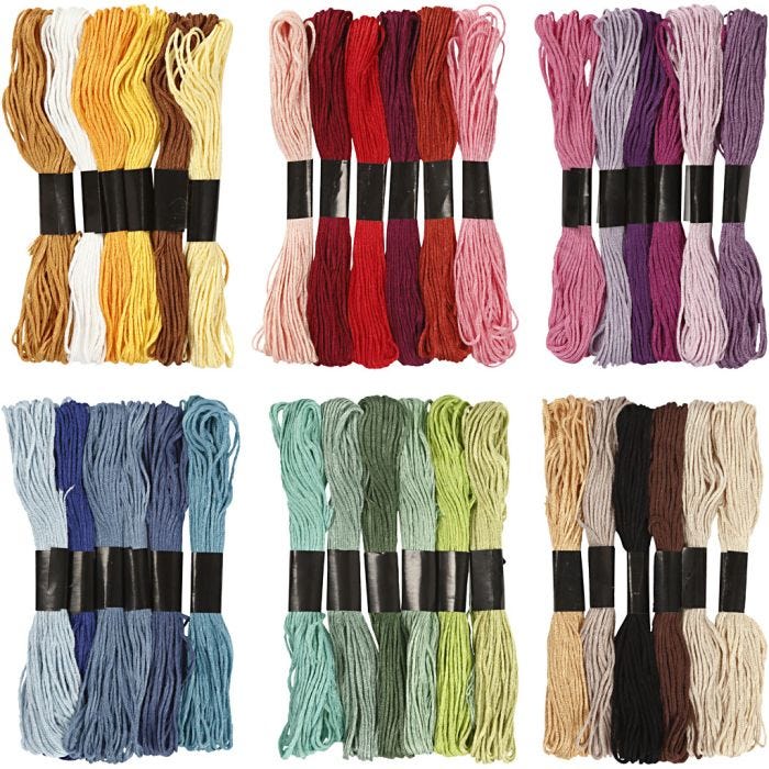 Filo da Ricamo, spess. 1 mm, 252 pacch./ 1 conf.