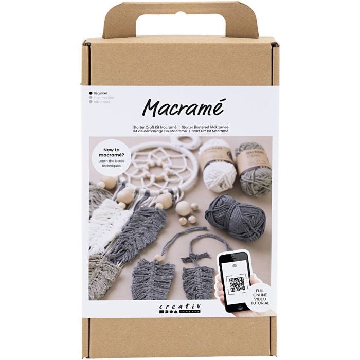 Kit Fai da te Principiante Macramé, 1 conf.
