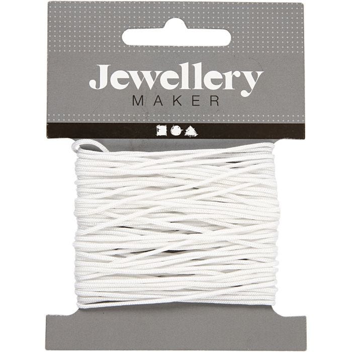 Corda di Nylon, spess. 1 mm, bianco, 10 m/ 1 rot.