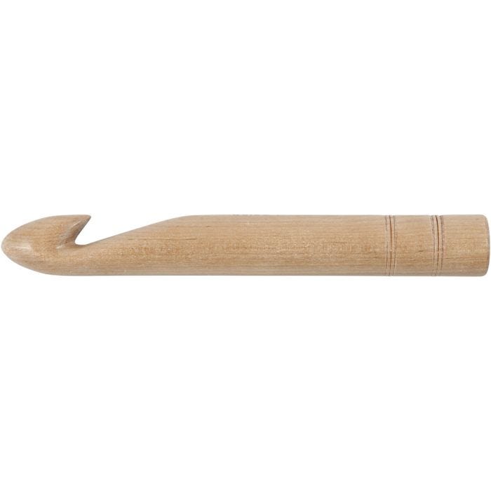 Uncinetto da ricamo, 30, L: 23 cm, misura 30 mm, 1 pz