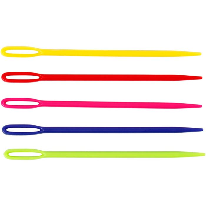 Yarn needle, L: 7 cm, colori asst., 50 pz/ 1 conf.