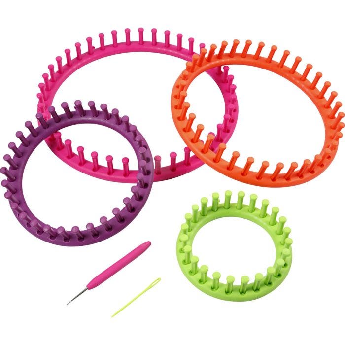 Telaio per cucito, 12-17-22-27 cm, 1 set