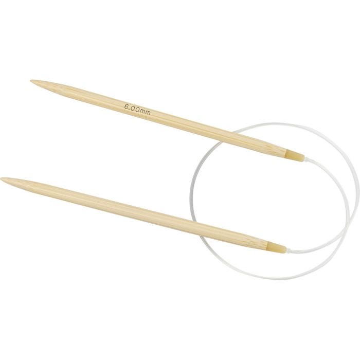 Ferri da maglia circolari, 60 cm, 6 mm, 1 pz