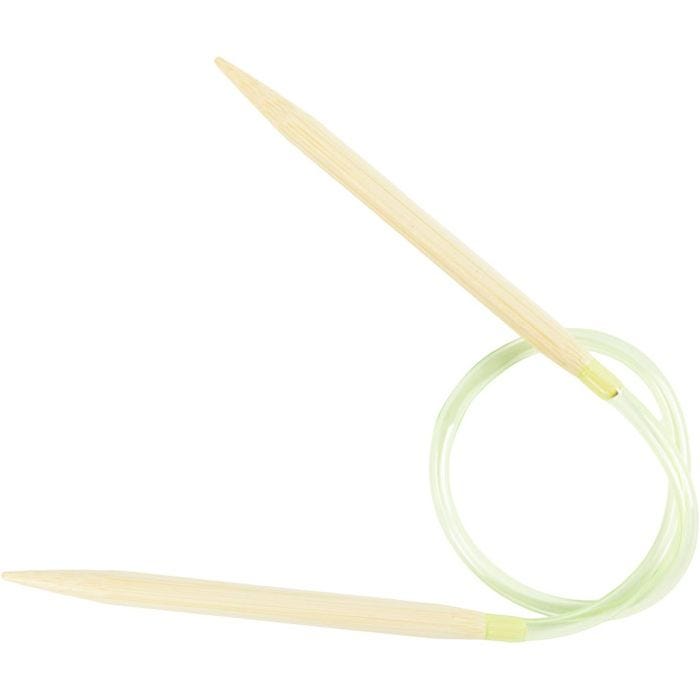 Ferri da maglia circolari, L: 40 cm, misura 6,5 mm, 1 pz