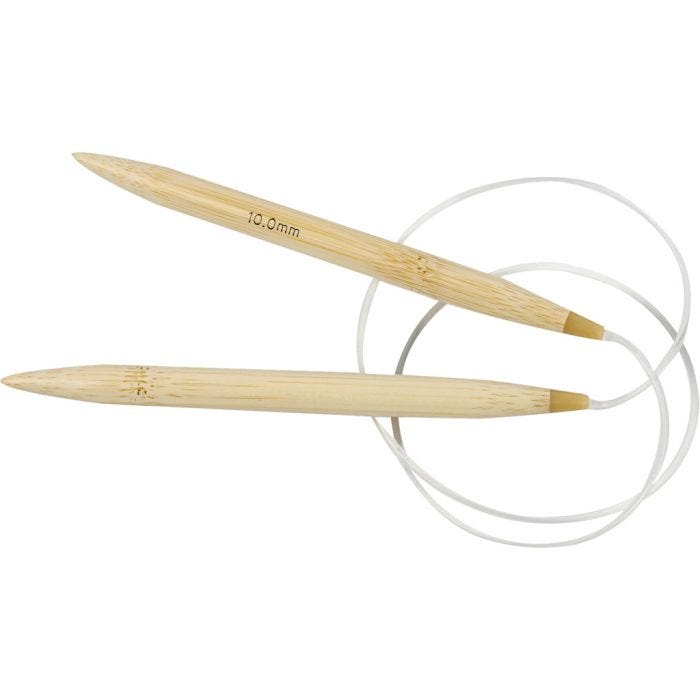 Ferri da maglia circolari, 80 cm, 10 mm, 1 pz