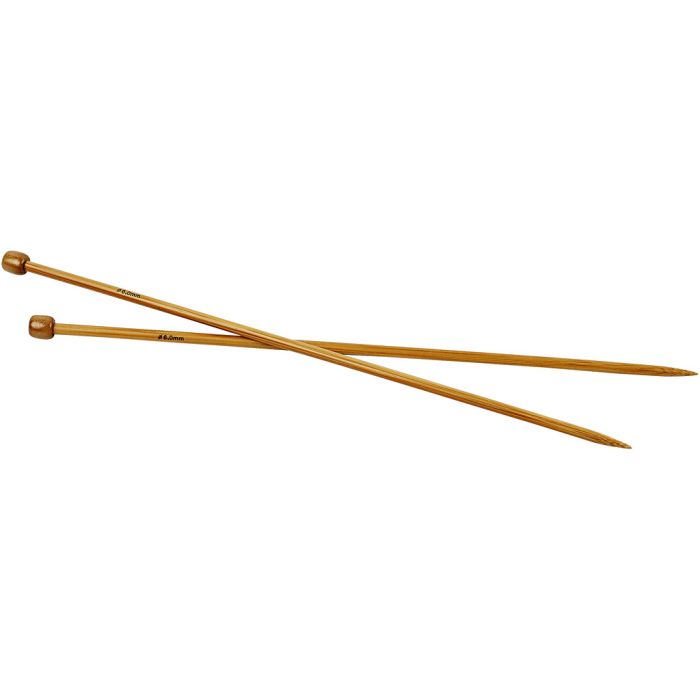 Ferri da maglia, 35 cm, 6 mm, 1 paio