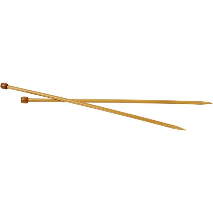 Ferri da maglia, 35 cm, 6,5 mm, 1 paio