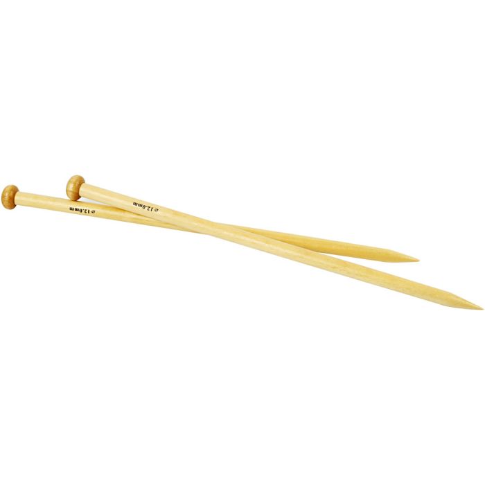 Ferri da maglia, 35 cm, 12 mm, 1 paio