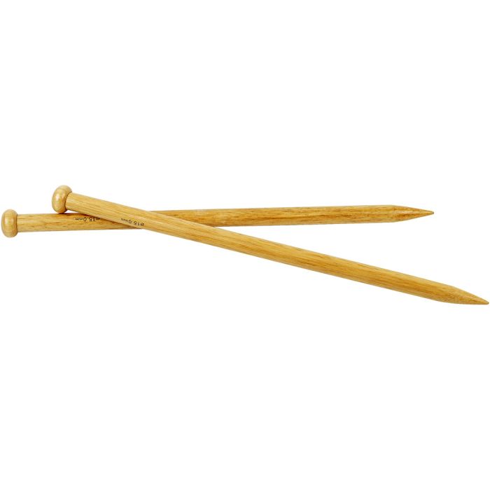 Ferri da maglia, 35 cm, 15 mm, 1 paio
