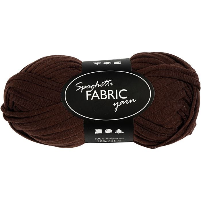 Filo in Tessuto, L: 35 M, marrone, 100 g/ 1 gom.