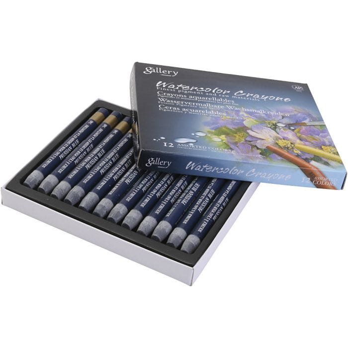 Pastelli acquerellabili, prussian blue (159), 12 pz/ 1 conf.