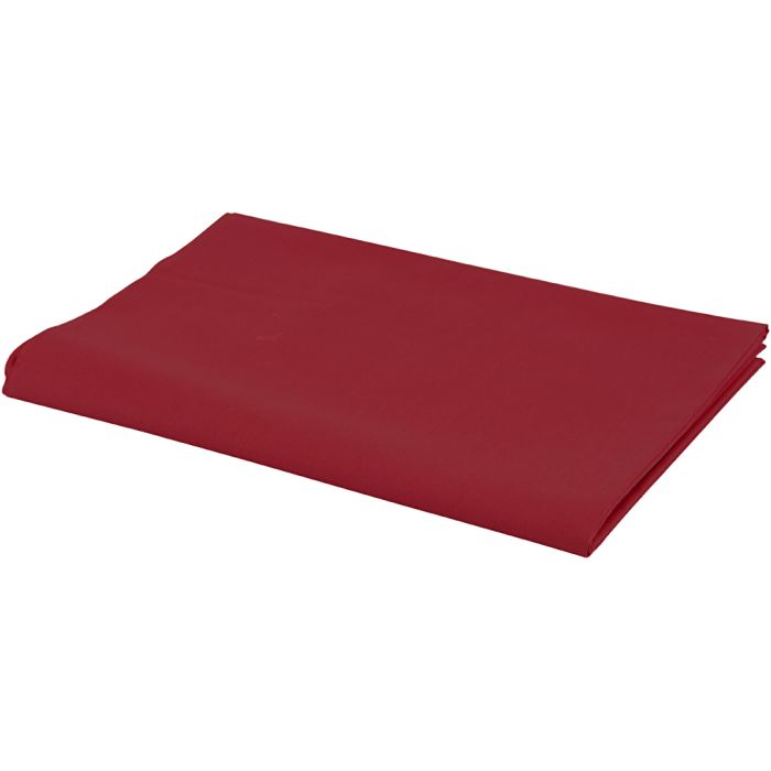 Stoffa, L: 145 cm, 140 g, rosso, 1 risma