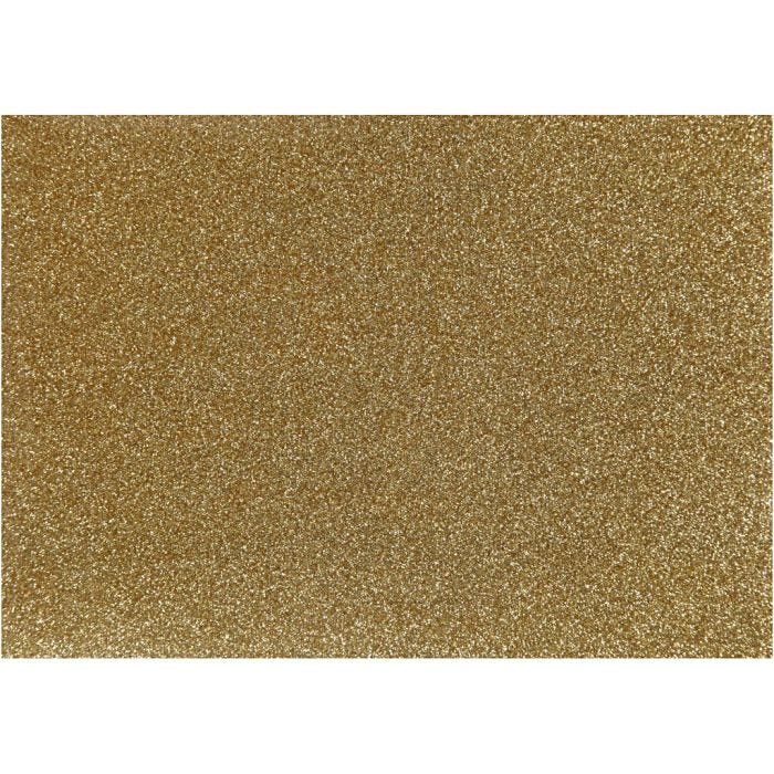 Pellicola da stirare, A5, foglio 148x210 mm, glitter, oro, 1 fgl.