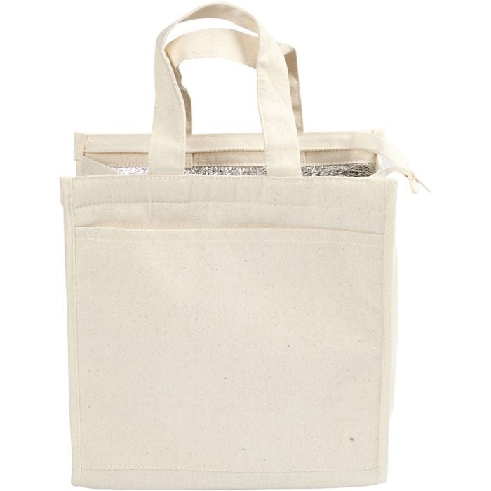 Borsa frigo, misura 25x24x12 cm, 220 g, natural chiaro, 1 pz