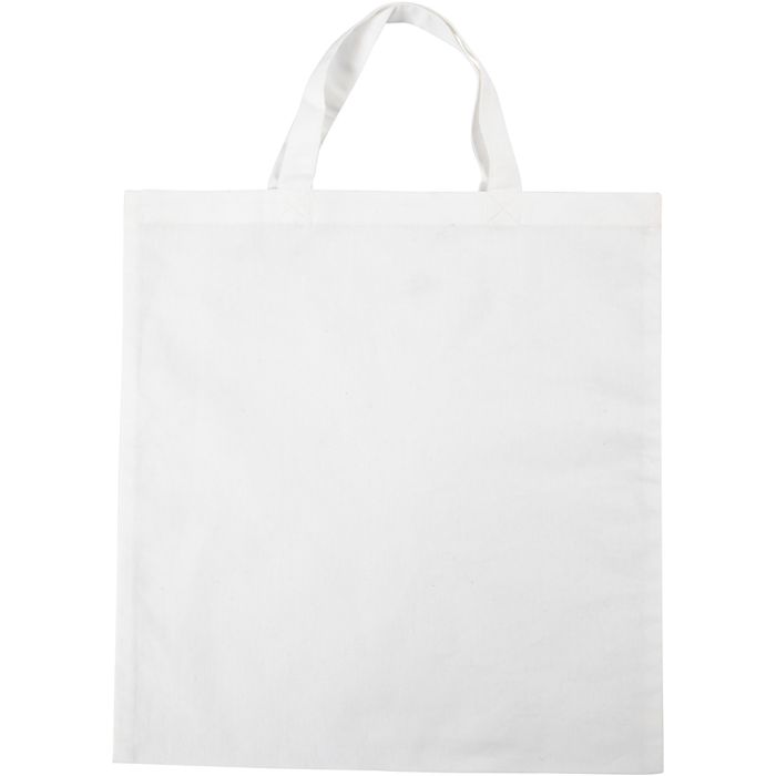Shopping Bag, misura 38x42 cm, 130 g, bianco, 1 pz