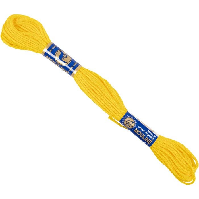 Filo da ricamo, giallo, 12x8 m/ 1 conf.
