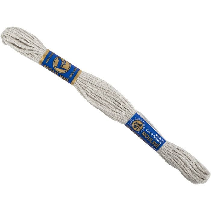 Filo da ricamo, grigio, 12x8 m/ 1 conf.