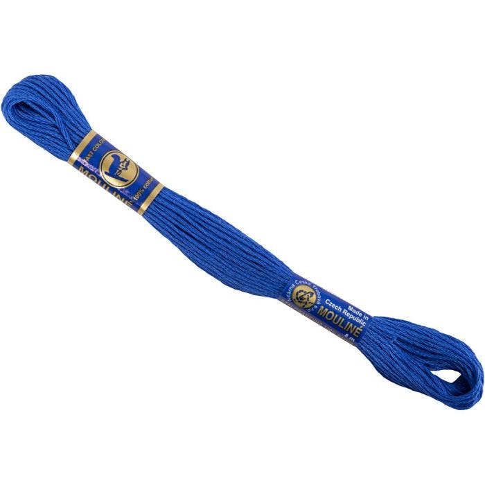 Filo da ricamo, blu, 8 m/ 1 pacch.