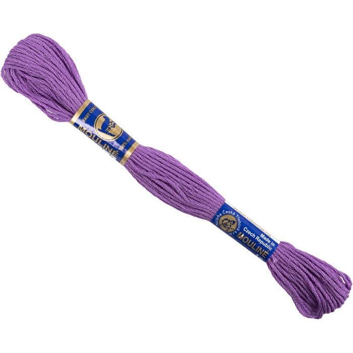 Filo da ricamo, viola, 8 m/ 1 pacch.
