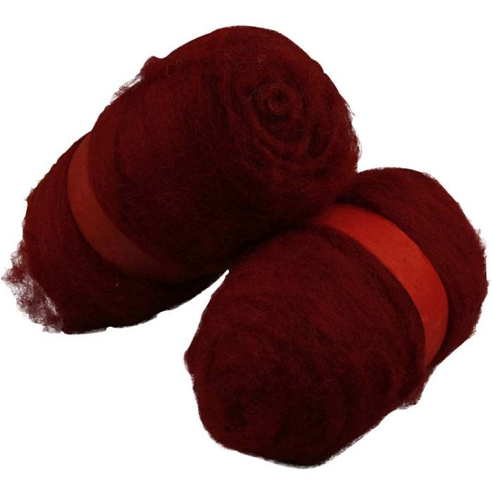 Lana Cardata, rosso caldo, 2x100 g/ 1 conf.