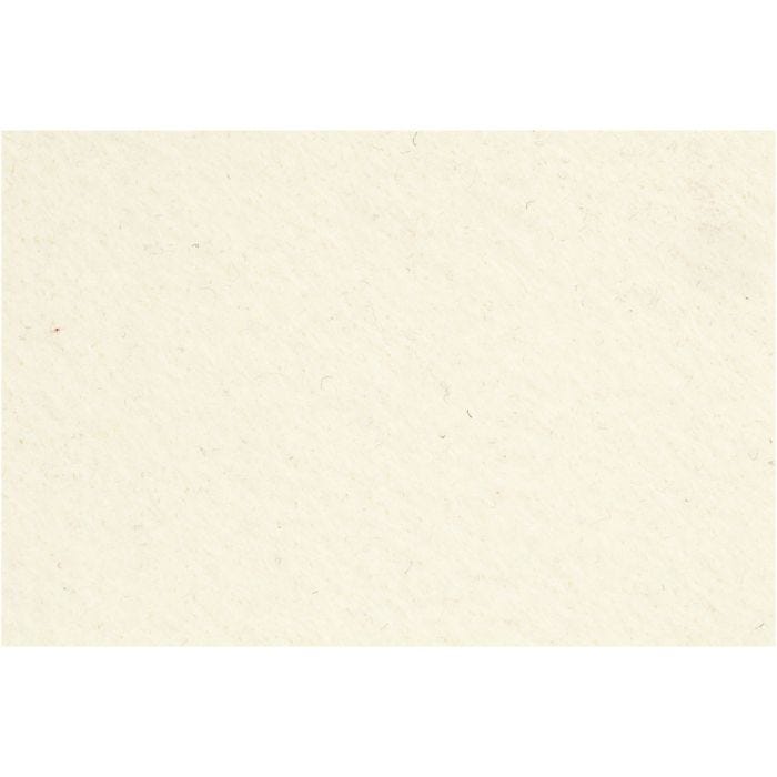 Feltro, foglio 42x60 cm, spess. 3 mm, avorio, 1 fgl.