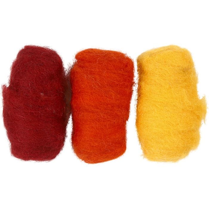 Lana Cardata, giallo/terracotta, 3x10 g/ 1 conf.