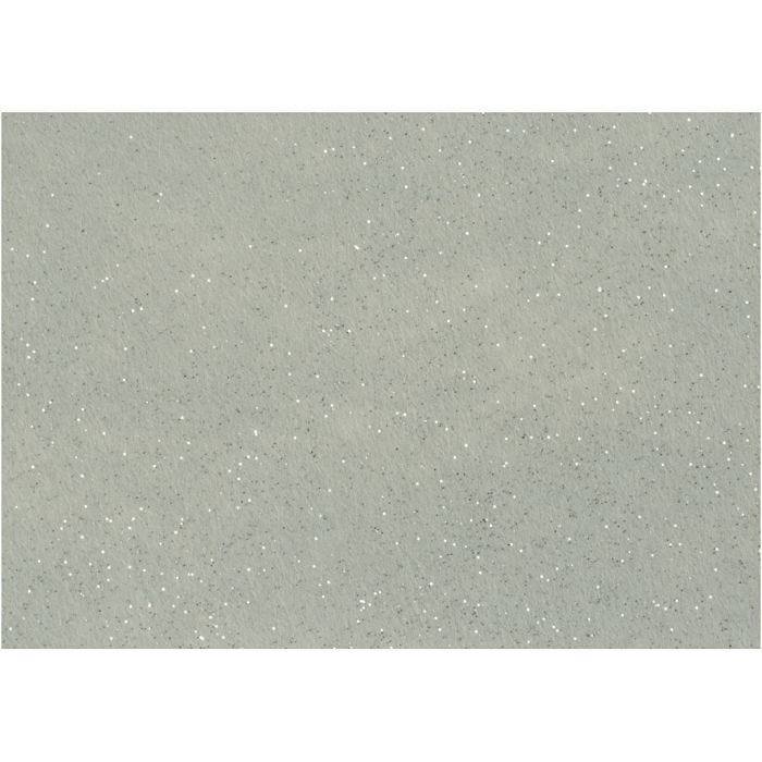 Feltro, A4, foglio 210x297 mm, spess. 1 mm, grigio, 10 fgl./ 1 conf.