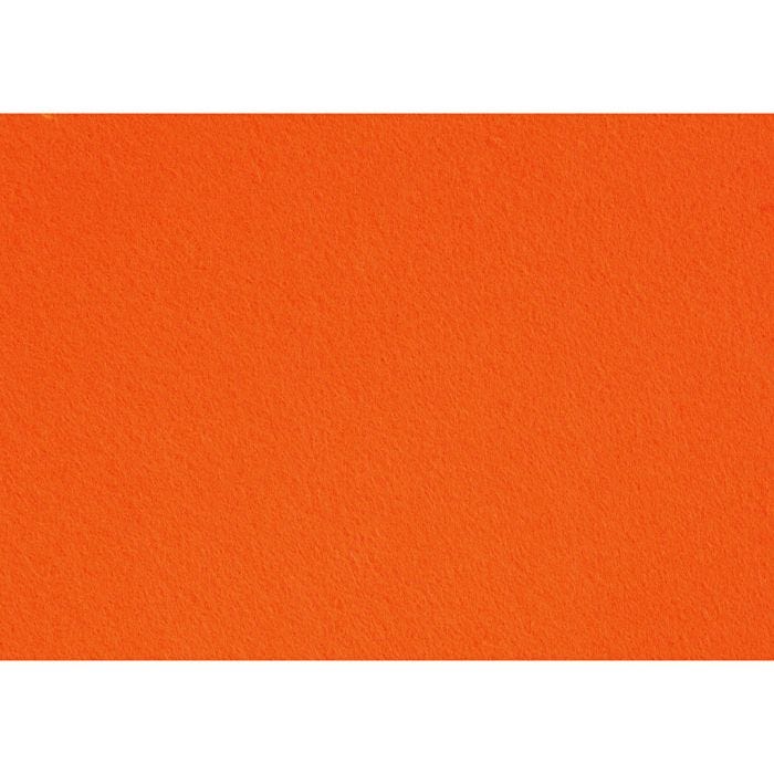Feltro artigianale, A4, foglio 210x297 mm, spess. 1,5-2 mm, arancio, 10 fgl./ 1 conf.