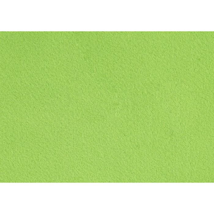 Feltro artigianale, A4, foglio 210x297 mm, spess. 1,5-2 mm, verde chiaro, 10 fgl./ 1 conf.