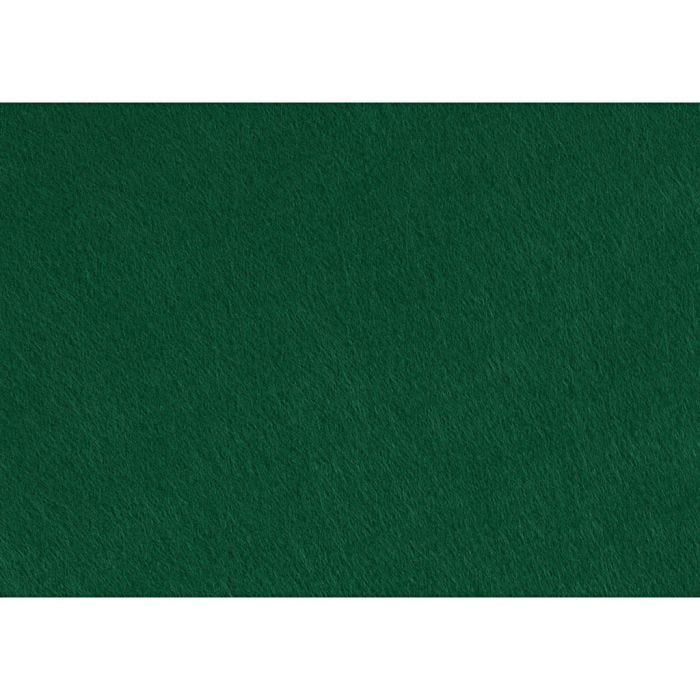 Feltro artigianale, A4, foglio 210x297 mm, spess. 1,5-2 mm, verde, 10 fgl./ 1 conf.