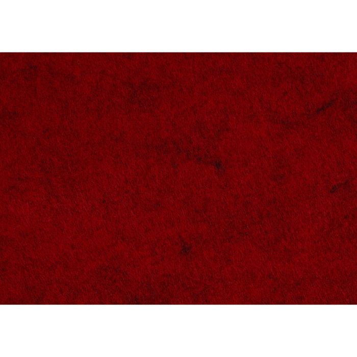 Feltro artigianale, A4, foglio 210x297 mm, spess. 1,5-2 mm, ruvido, rosso, 10 fgl./ 1 conf.