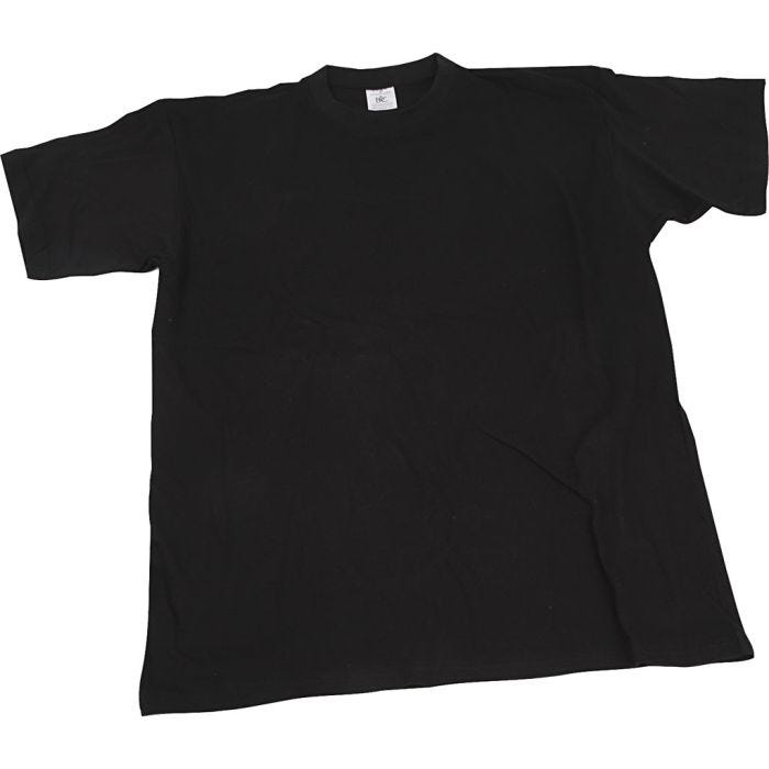 Magliette, L: 60 cm, misura XX-large, collo rotondo, 145 g, nero, 1 pz