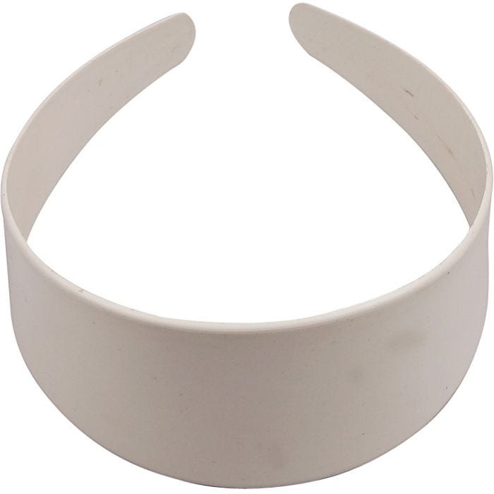 Cerchietto, L: 40 mm, bianco, 20 pz/ 1 conf.