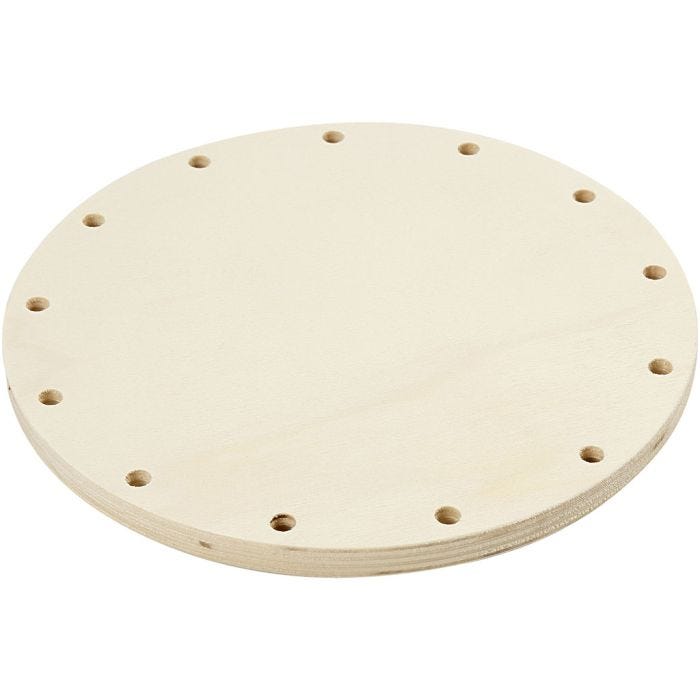 Base per cestino intrecciato, diam 18 cm, spess. 10 mm, 1 pz