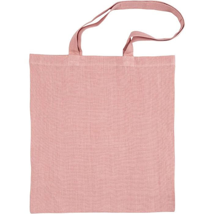 Borsa della spesa, misura 38x42 cm, 185 g, rosato, 1 conf.