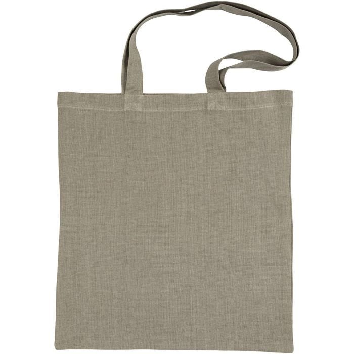 Borsa della spesa, misura 38x42 cm, 185 g, verde pallido, 1 conf.