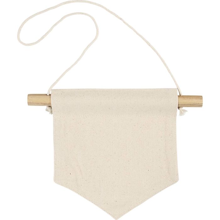 Banner da parete, Forma appuntita, H: 16,5 cm, L: 15 cm, 300 g, natural chiaro, 2 pz/ 1 conf.