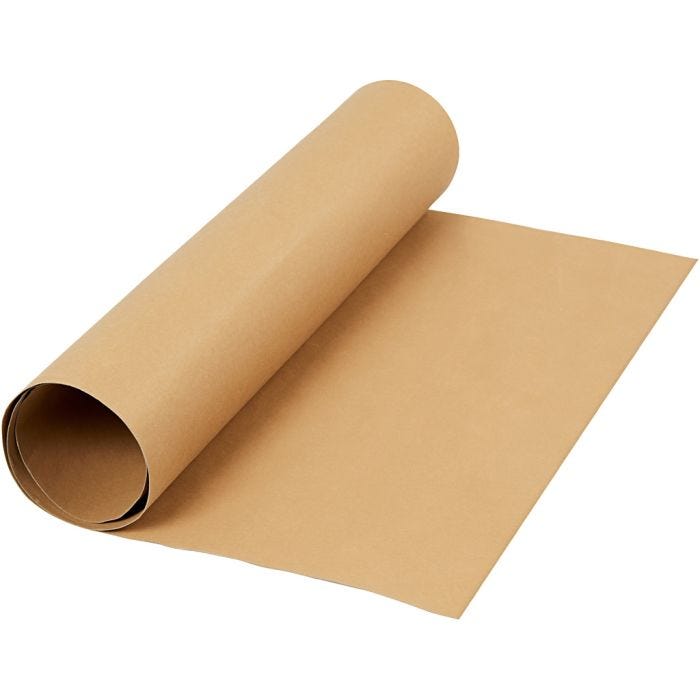 Carta in finta pelle, L: 50 cm, tinta unita, 350 g, marrone chiaro, 1 m/ 1 rot.