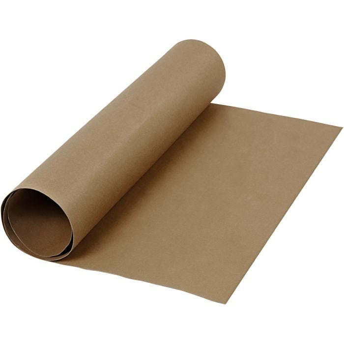 Carta in finta pelle, L: 50 cm, tinta unita, 350 g, marrone scuro, 1 m/ 1 rot.