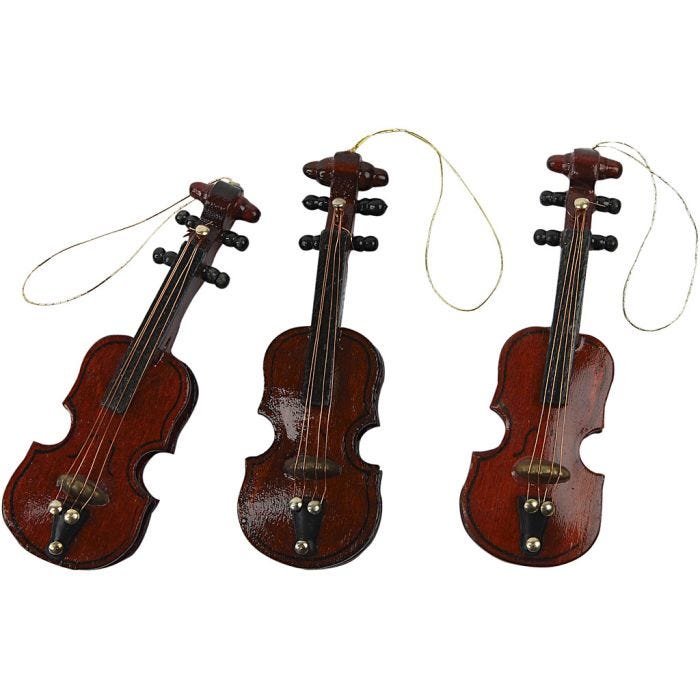 Violini, L: 8 cm, 12 pz/ 1 conf.
