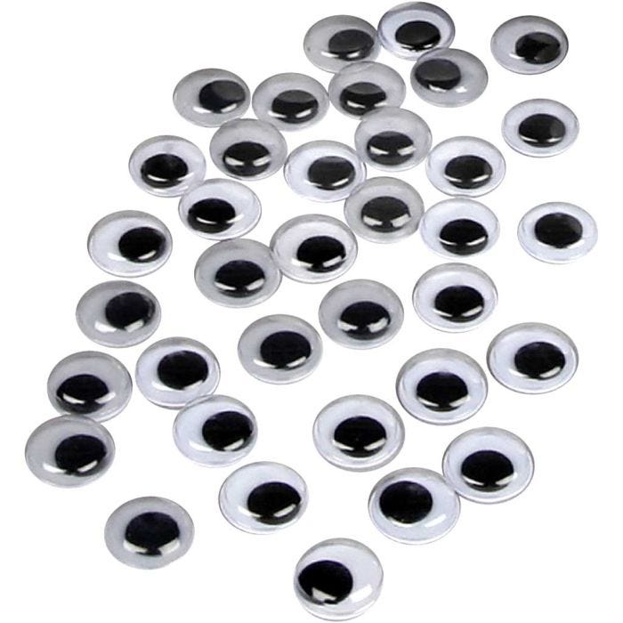 Occhi Mobili, non adesivo, diam 10 mm, 1000 pz/ 1 conf.